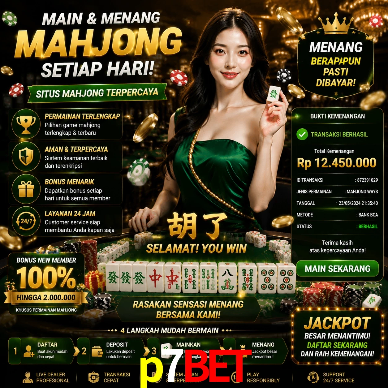 Ganhar e sacar na p7bet